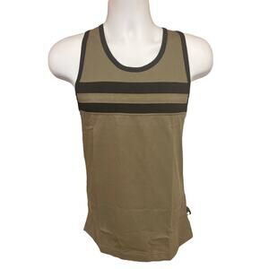 Andrew Christian Phys. Ed. Varsity Tank Olive Black XL Extra Large